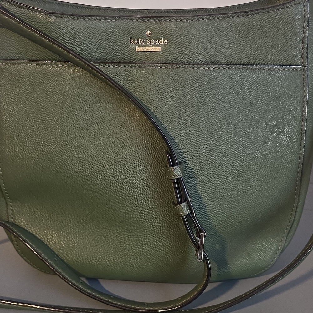 KATE SPADE NEW YORK Cameron Street Robin Spruce Green Crossbody Bag - Picture 2 of 10